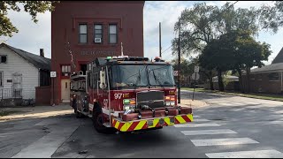Chicago Fire Dept Engine 97 Responding
