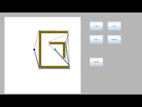 Pathfinding Demonstration Non-Grid Based