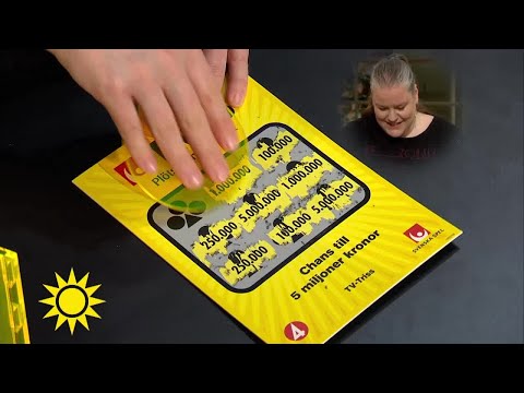 Storvinst i triss "Fantastiskt! Det blir en massa sadlar, haha!" - Nyhetsmorgon (TV4)