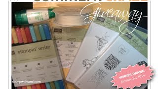 preview picture of video 'Win Free Stampin Up products in my Holiday Give-away!'