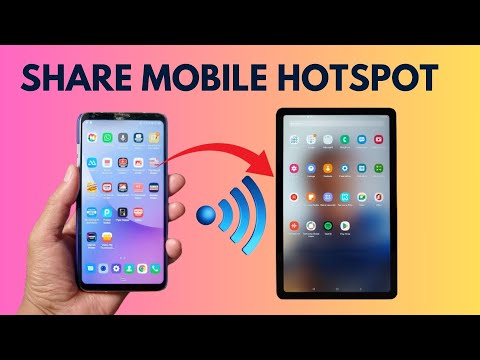 So teilen Sie das Internet über Ihr Mobiltelefon mit einem Tablet oder einem anderen Gerät