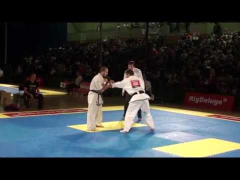 Daniel Redondo 85 (Rengokai Spain) v Gal Lumbroso 88 (IFK Israel) Kyokushin Knockdown Karate