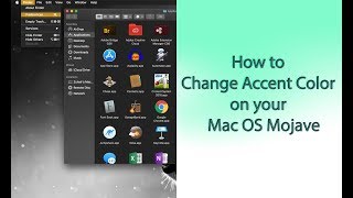 How to change Accent color on Mac OS Mojave