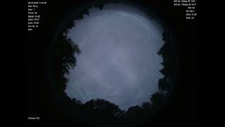 2025-10-08 All sky camera capture from Poiana Rusca Mountains, Romania