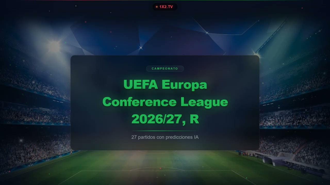 Football Predictions August 26, 2026 | UEFA Europa Conference League 2026/27, Ronda de play-off, ...
