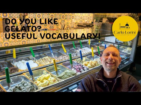 Vocabulário de Gelateria - Italiano para iniciantes