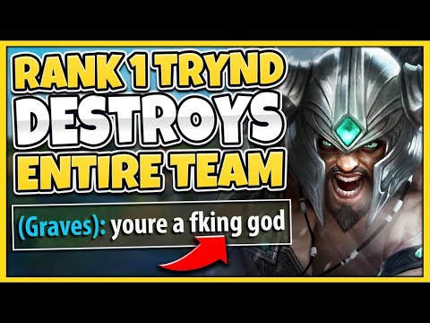 #1 TRYNDAMERE WORLD BEST TEAM FIGHT STRATEGY (NEVER LOSE) - League of Legends