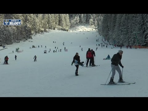 S-au deschis partiile de schi in Poiana Brasov