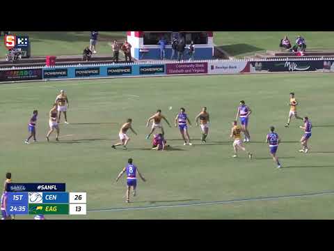 Rd 4 Hostplus SANFL Snapshot - Central's Aiden Grace gathers and snaps