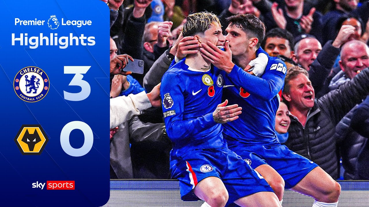 Gusto, Pedro & Neto send Chelsea second! | Chelsea 3-0 Wolves | Premier League Highlights