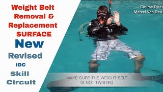 Weight Belt Removal & Replacement at Surface | PADI Divemaster and IDC Skill Circuit
