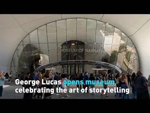 George Lucas opens museum celebrating the art of storytelling
