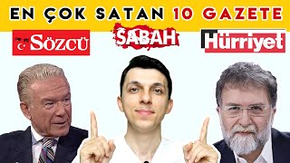 TÜRKİYE'NİN EN ÇOK SATAN 10 GAZETESİ ve KÖŞE YAZARLARI - GAZETE TİRAJL