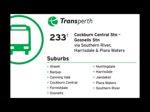 Transperth 233T