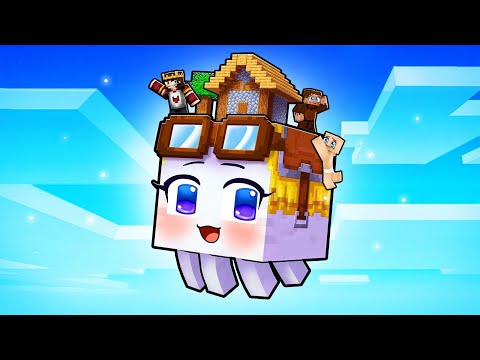 Minecraft'ta Tek Blok Pofuduk Ghast Oldu!  - Minecraft