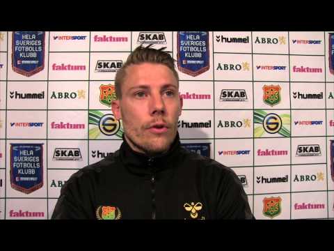 Patrik Ingelsten efter segern mot Brommapojkarna