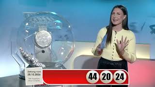 LOTTO 6aus49-Gewinnzahlen von Mittwoch, 28.10.2026