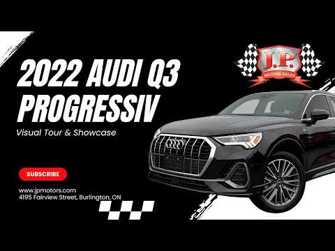 2022 Audi Q3 Progressiv 45 TFSI quattro in Black for sale at JP Motors in Burlington, ON