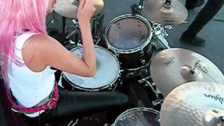 Amanda Tieman - Female Drummer- opening for Deftones 