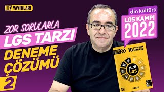 DENEMEDEN LGS’YE GİRME! 8. Sınıf Din Deneme Çözümü (LGS 2022 Tarzı Zor Soru Çözümü) 2. Bölüm