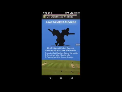 Live Cricket Scores Android App Review | Get Live Instant Cricket Scores | Instant Cricket Score App