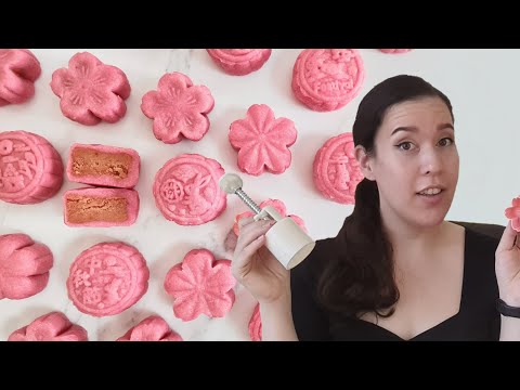How To Make Sakura Snow Skin Cake Pop Mooncakes Recipe