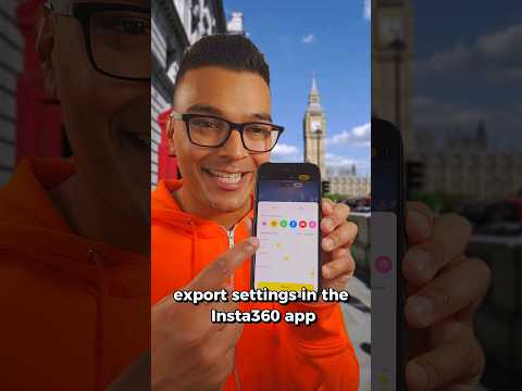 The SECRET to high quality Insta360 videos 😉 #insta360 #insta360x3