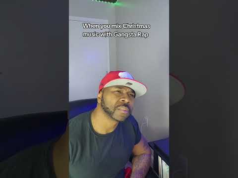 When you mix Christmas music with Gangsta Rap 😆🎅🎄