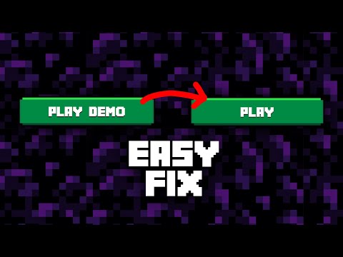 HOW TO FIX play DEMO in Minecraft | Easy 100% FIX ✅