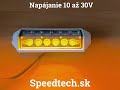 LED pracovné svetlo - biele 6x4W / oranžový Predátor 6x2W LED / 10-30V / ECE R65 / Class2 / biele - Video Youtube