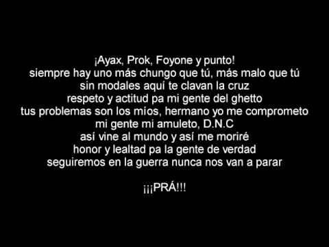 Foyone ft  Ayax y Prok - Tierra de Bandios (LETRA)