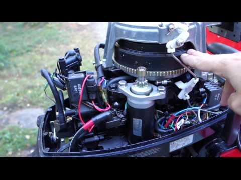How to install an automotive tachometer into an outboard engine