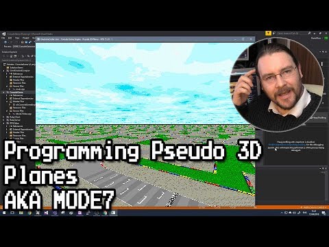 疑似3D平面のプログラミング MODE7 (C++) (Programming Pseudo 3D Planes aka MODE7 (C++))