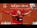 Pedro do Flamengo comemora Gol em Libras 
