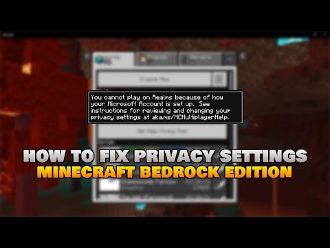How To Fix Privacy Settings Error In Minecraft Bedrock Edition (2021).