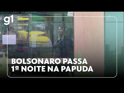Bolsonaro passa a primeira noite no Complexo Penitenciário da Papuda, em Brasília #g1