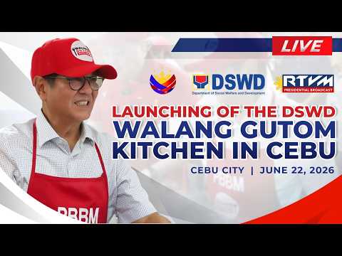 Launching of the DSWD Walang Gutom Kitchen In Cebu