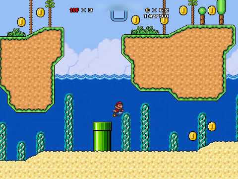 Super Mario Bros. X (SMBX) Custom Level - The Adventure Begins