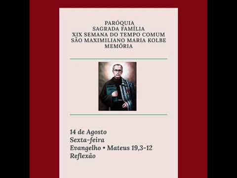 Reflexão do Evangelho (14-08-2020)