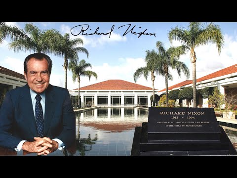 Richard Nixon Grave and Presidential Library Tour in Yorba Linda, California