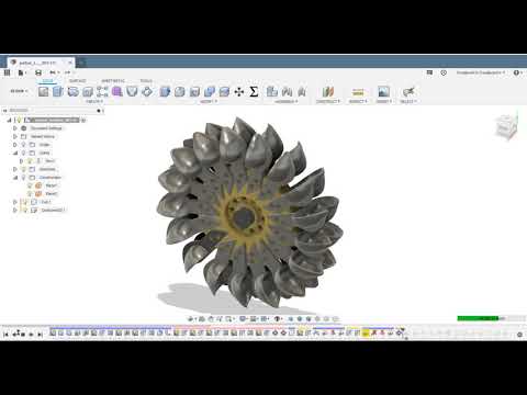 Pelton Turbine on Fusion 360