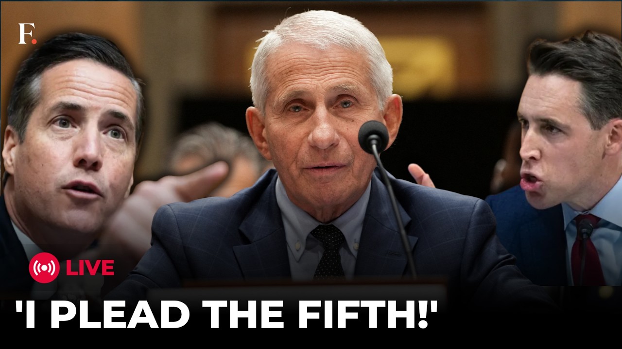 Fauci Hearing LIVE: Dr Anthony Fauci Repeatedly Pleads the Fifth in Fiery Senate Grilling