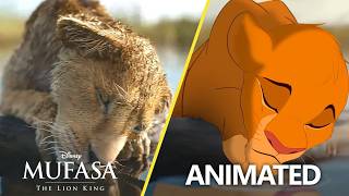 Download lagu Mufasa: The Lion King (2024) 2D Animated vs Original Side-by-Side Comparison mp3