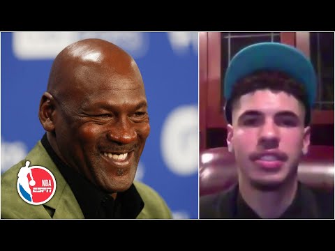 拉梅洛-鮑爾迴應被邁克爾-喬丹的黃蜂隊選中："直接祝福"｜2020年NBA選秀大會 (LaMelo Ball reacts to being picked by Michael Jordan's Hornets: 'Straight blessing' | 2020 NBA Draft)