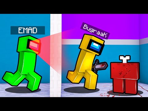 AMONG US KARAKTERLERİYLE MİNECRAFT KATİL KİM OYNADIK