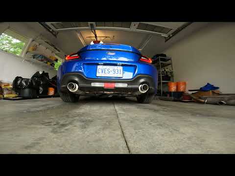 2022 BRZ Cold(ish) startup with the HKS Hi-Power SPEC-L II Exhaust