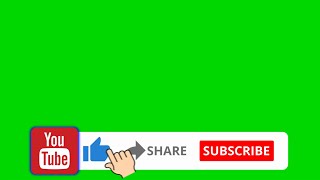GREEN SCREEN  YouTube Like Share Subscribe BUTTONF