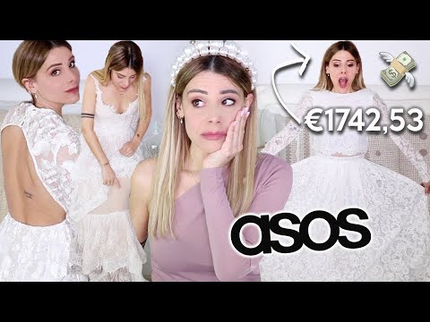 I SPENT €1,742.53 ON WEDDING DRESSES ON ASOS!!!