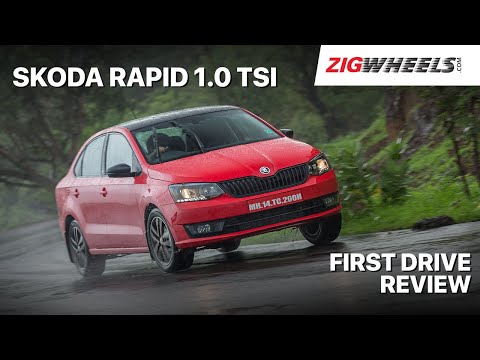Skoda Rapid 1.0 TSI Review | Is The Smaller ⛽  Petrol Still Rapid? | ZigWheels.com