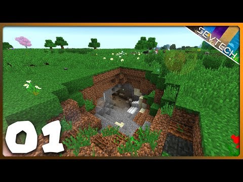 Minecraft: SevTech Ages || THE KRUNKK HOLE!  ||  Ep 01